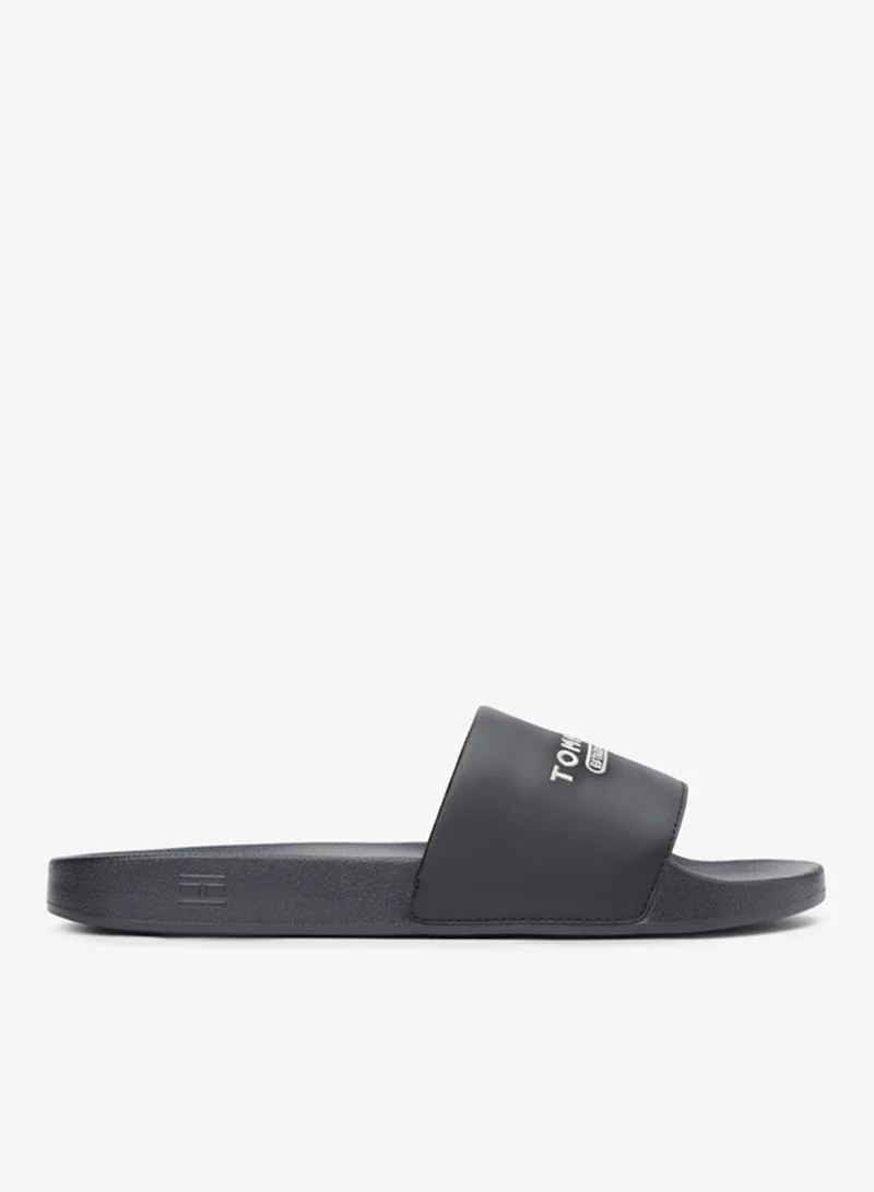 TOMMY HILFIGER Logo Embroidery Pool Slides